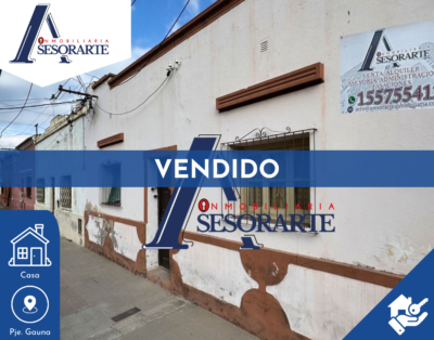 VENDIDO – Casa – Macrocentro – Pasaje Gauna