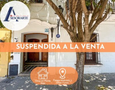 VENTA –  Pasaje Mollinedo & Dean Fúnes