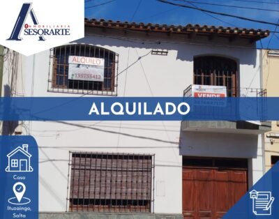 ALQUILADO – Casa – Ituzaingo al 600, Salta Capital