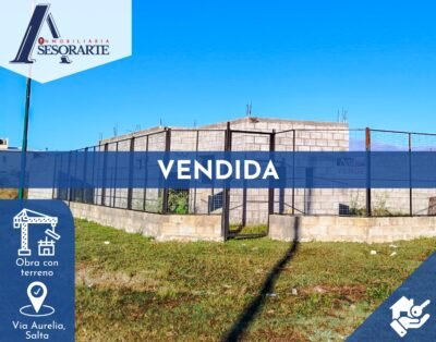 VENDIDA – OBRA SEMI-TERMINADA – VIA AURELIA