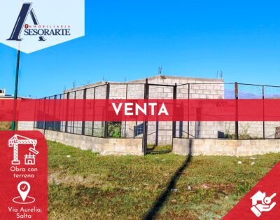 VENTA – OBRA SEMI-TERMINADA – VIA AURELIA