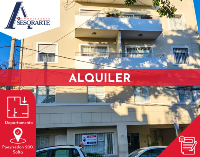 ALQUILER – Departamento – Pueyrredon al 200