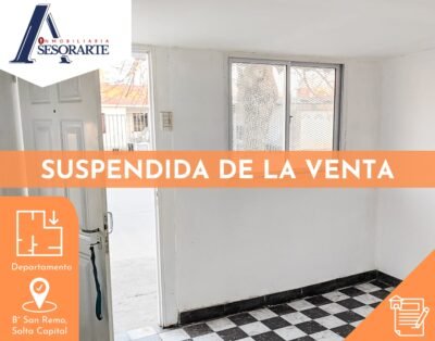 SUSPENDIDA DEL ALQUILER – Departamento en Barrio San Remo