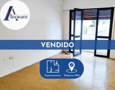VENTA – Departamento con dos dormitorios y cochera (Belgrano 1822)