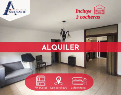 PH en Alquiler – Planta Baja – Lamadrid 200
