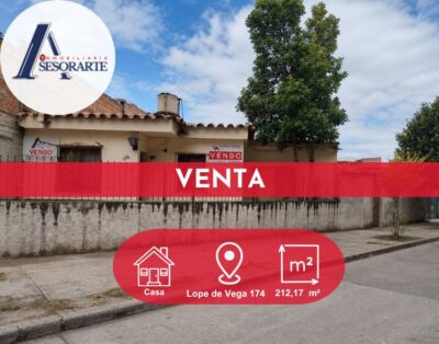 Casa a Reciclar en Venta- Lope de Vega 174